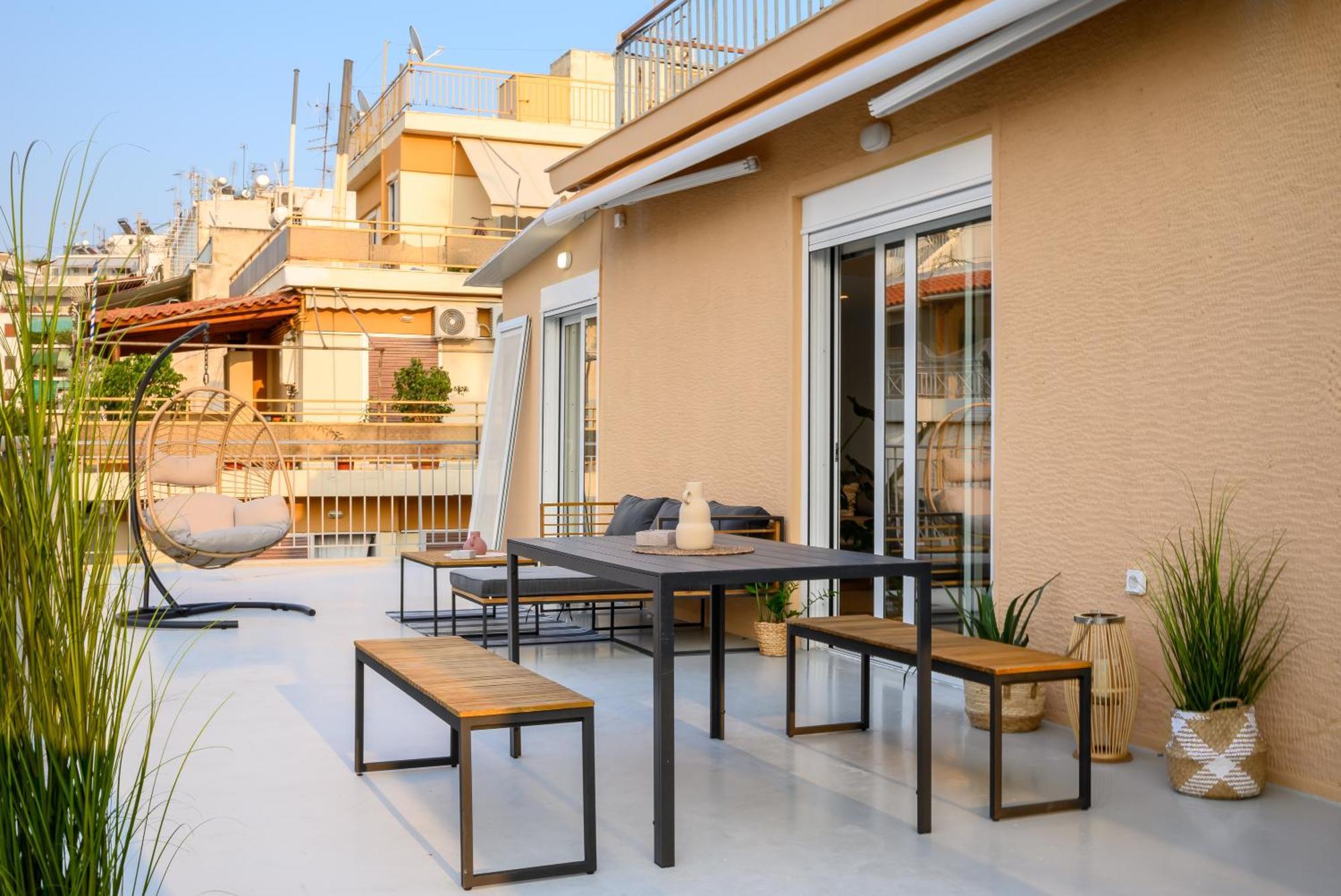 The H Experience - Urban 2Bd Rooftop Athens Center Экстерьер фото
